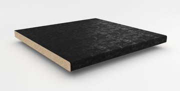 Getalit Küchenarbeitsplatte AF 40/133, schwarz (A1CE), 4100×600 mm