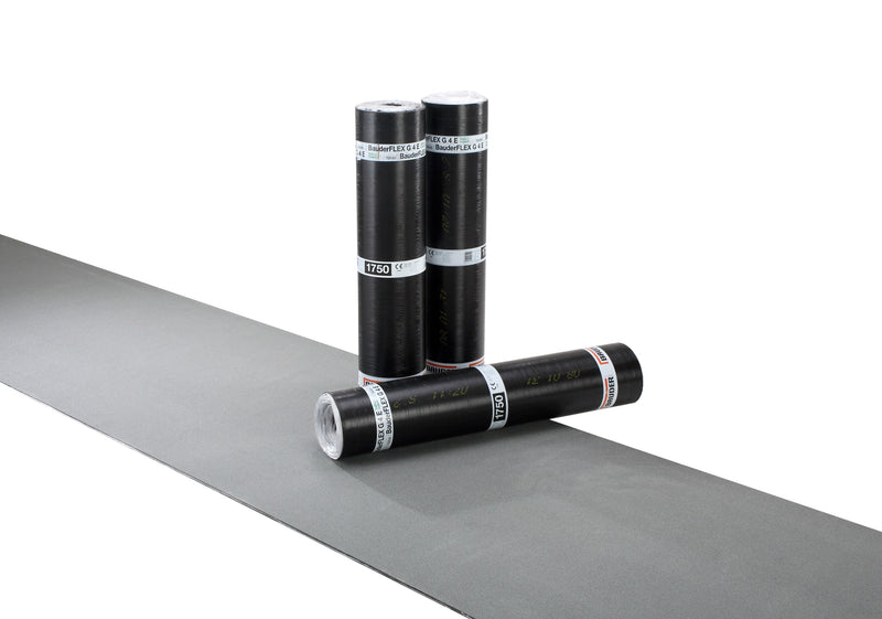 Bauder G 4 Bitumen-Schweißbahn feinbestreut mit Folie, 4 mm