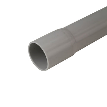 UNITEC starres Isolierrohr EN32, 2.000 mm, Aufputz (AP), grau