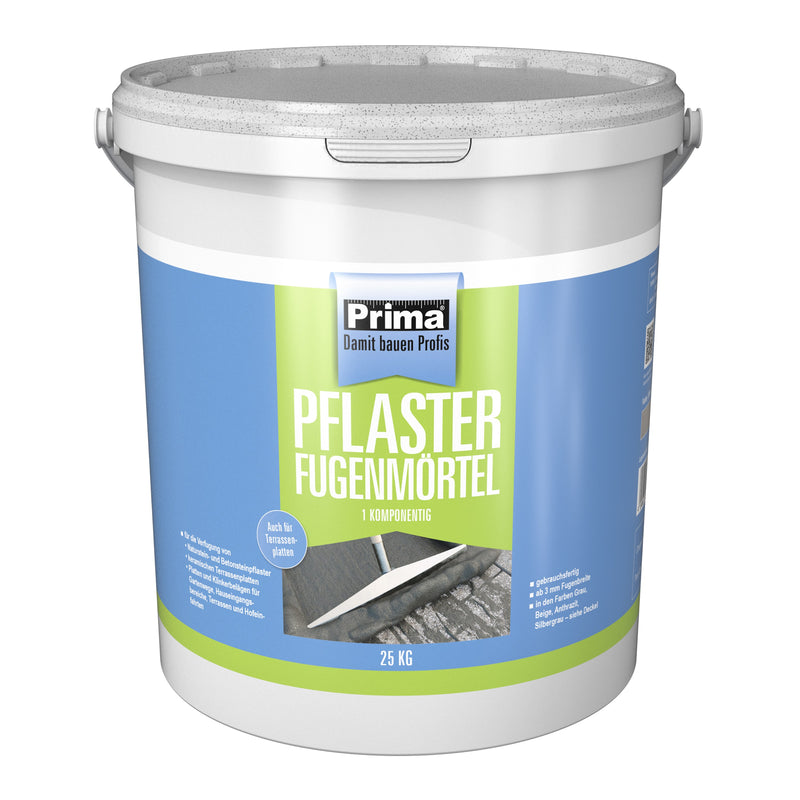 PRIMA Pflasterfugenmörtel 1K silbergrau, Eimer 25 kg