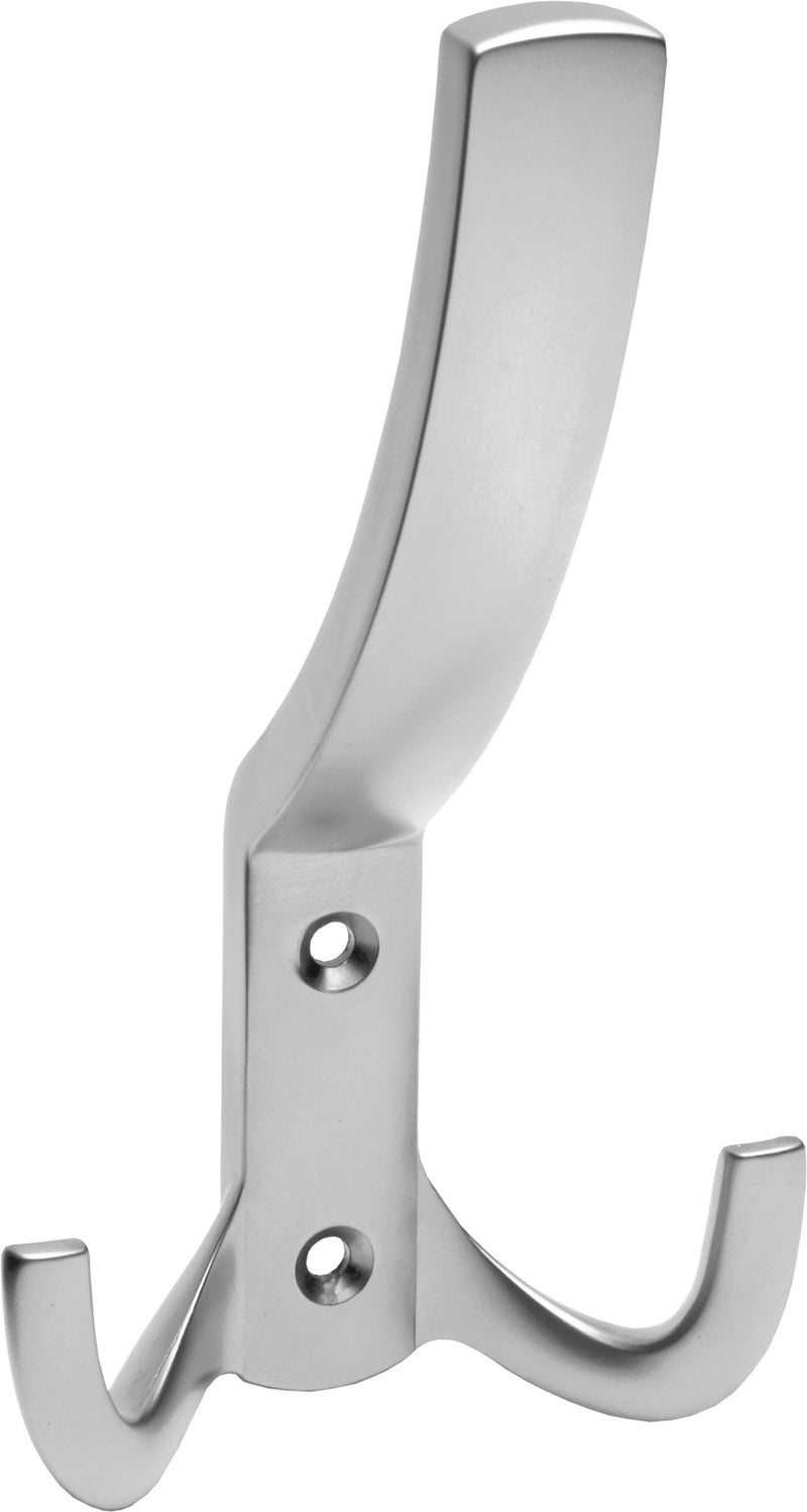 HSI Huthaken aus Zamak, matt verchromt, 146 mm Länge