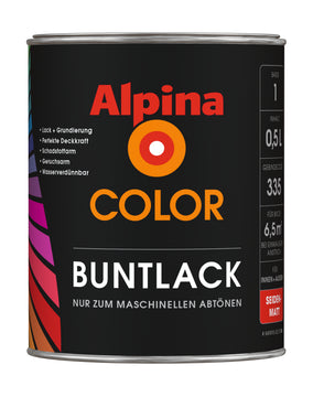 ALPINA Buntlack seidenmatt Basis für Color Tinting, 2 l