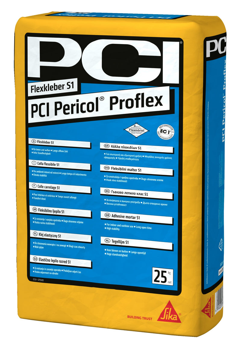 PCI Pericol Proflex Fliesenkleber 25 kg, grau, zementgebunden, flexibel