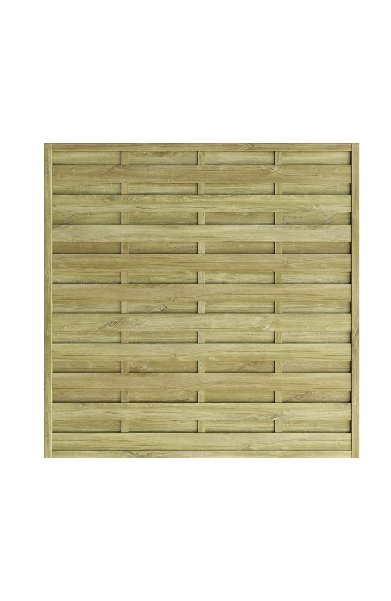 Joda® HAMBURG Sichtschutz Zaun aus Nadelholz grün 180x180 cm