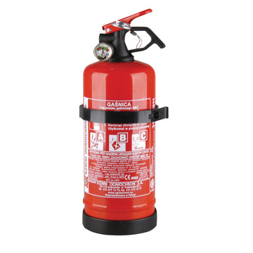Inter-Union Feuerlöscher 1 kg rot, Ø10,5 cm, Höhe 28,5 cm