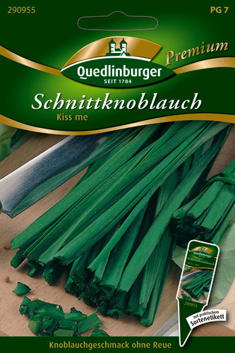 QUEDLINBURGER SAATGUT Schnittknoblauch Kiss me – Kräutersamen, mehrjährig