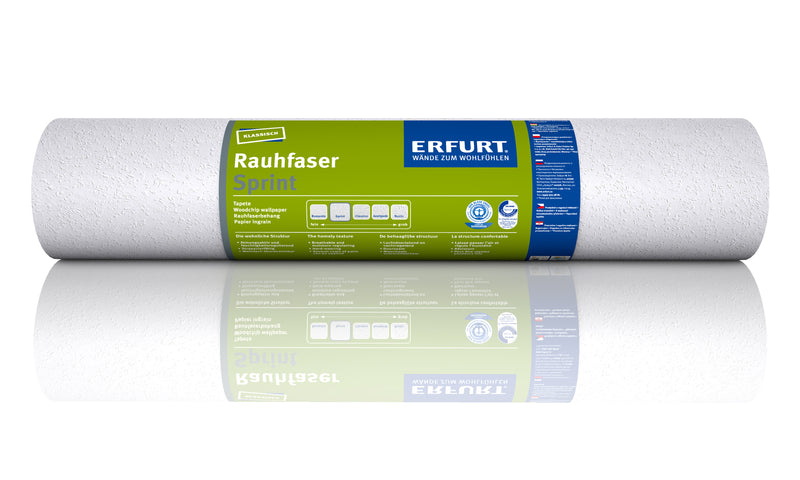 Erfurt Rauhfaser Sprint, weiß, 53 cm x 20 m