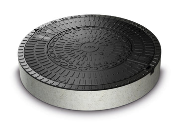 ACO Schachtabdeckung SAKU Kunststoff/Beton rund, für Revisionsschacht DN 600
