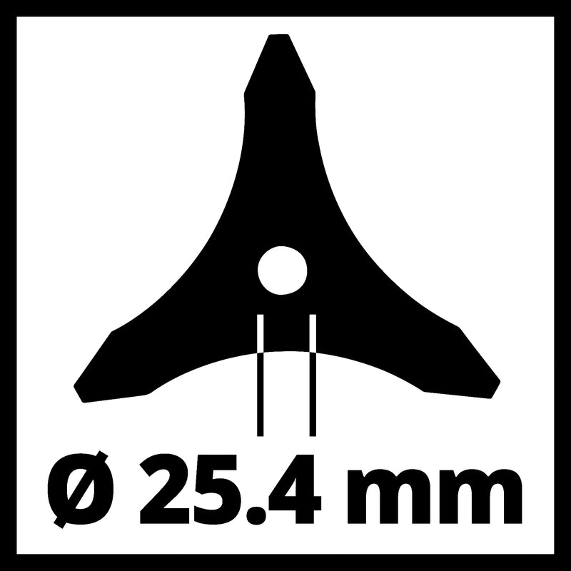 Einhell Dickichtmesser 255 als Sensen-Zubehör, passend für Einhell GC-PM 52 S HW