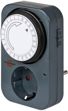 brennenstuhl MZ 20 mechanische Tages-Zeitschaltuhr grau