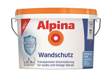 Alpina Wandschutz Grundierung weiß-transparent, Eimer