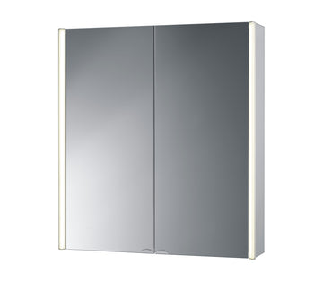 Jokey Cant ALU Spiegelschrank, 2-türig, aluminiumfarben