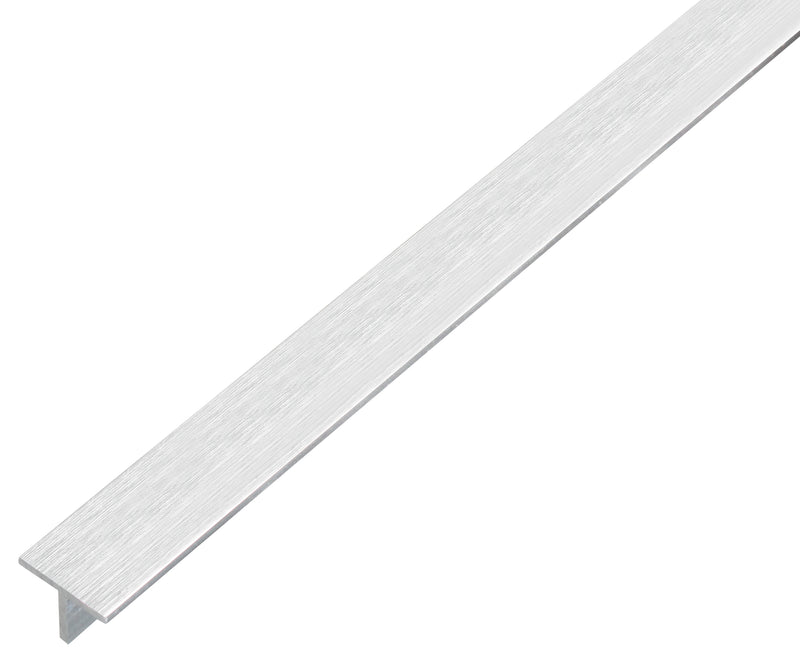 GAH ALBERTS T-Profil aus Aluminium „edelstahloptik hell“