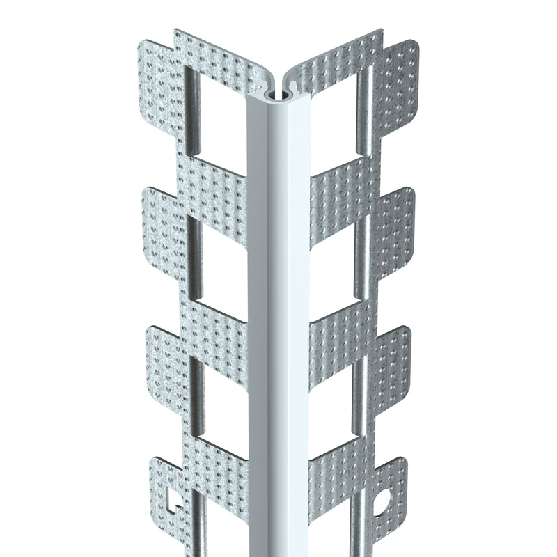 PROTEKTORWERK 1020 Nassputzkantenprofil außen 10 mm, weiß (2,5 m)