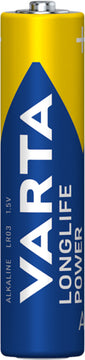 VARTA Longlife Power AAA Batterie 4er im Blister, Alkali-Mangan