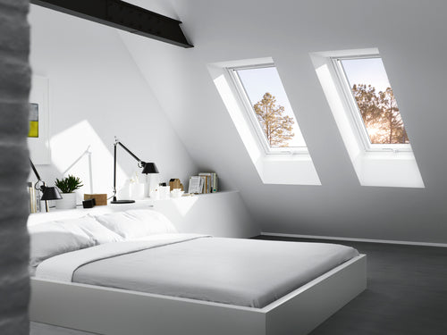 VELUX GPU Klapp-Schwing-Dachfenster mit Polyurethan THERMO Alu, 114x140 cm
