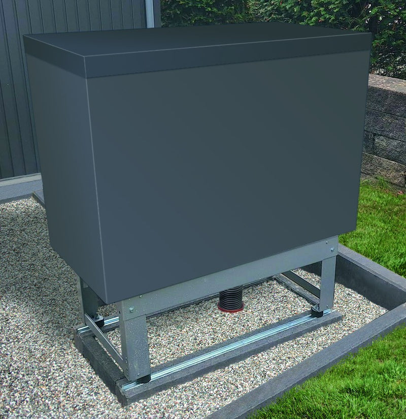 CHRISTOPH Betonwaren Energy-Fundament anthrazit 100x110x170 mm, Fundamentstein