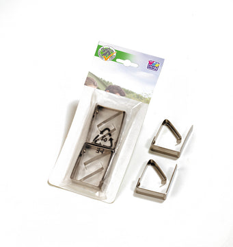Tischtuchklammern rostfrei 5 x 4 x 1,3 cm, Happy People Camping