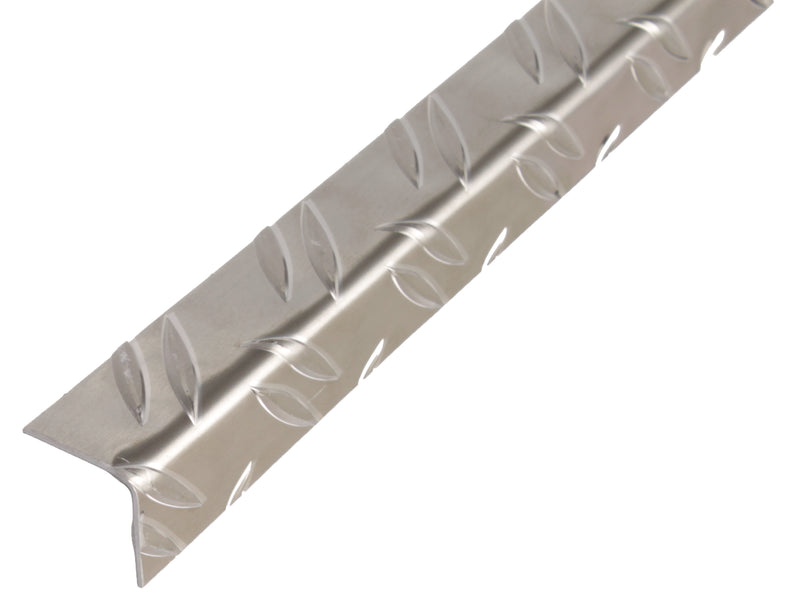 GAH ALBERTS Aluminium-Winkelprofil 23,5x23,5 mm, roh, Riffelprägung