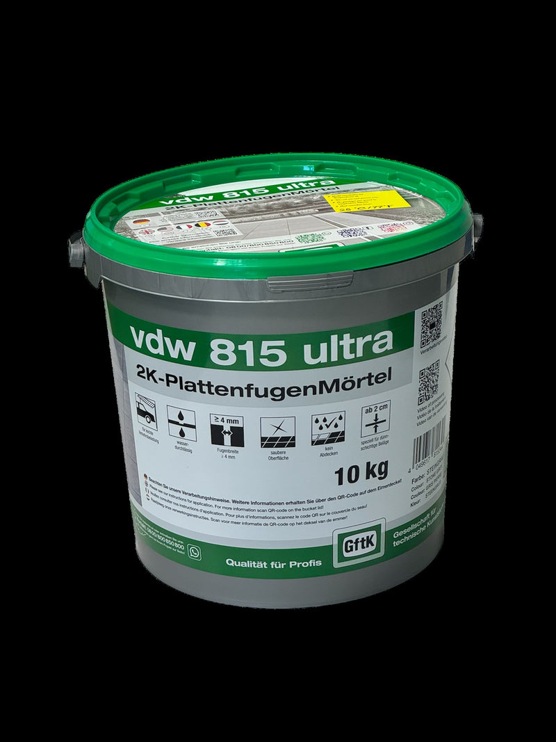 GftK vdw 815 ultra steingrau Plattenfugenmörtel, 10 kg