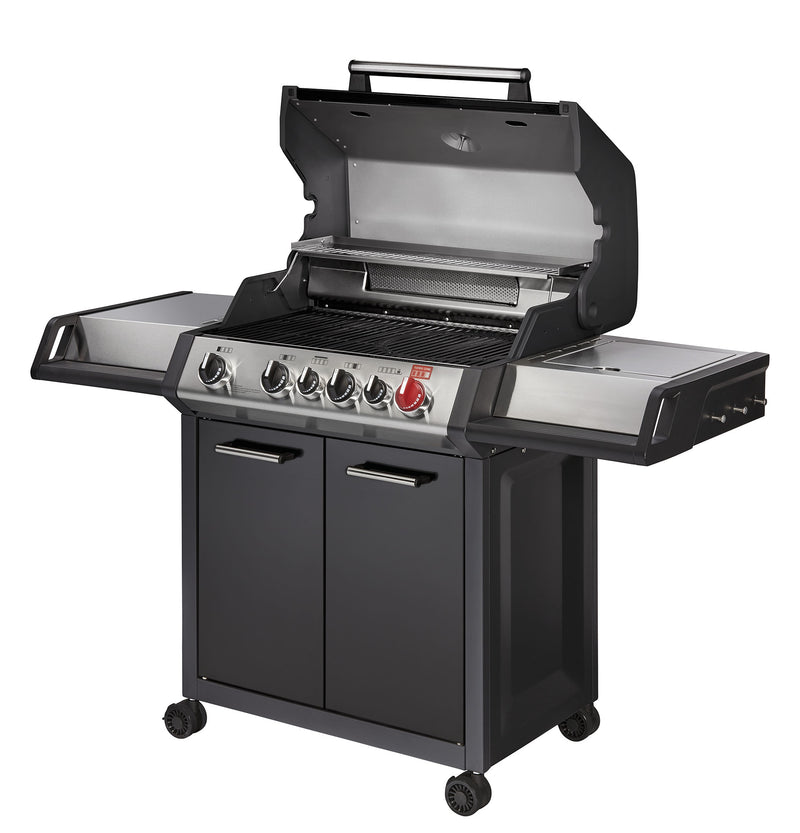 Enders Gasgrill Monroe Black Pro 4, Schwarz, Nr. 8370