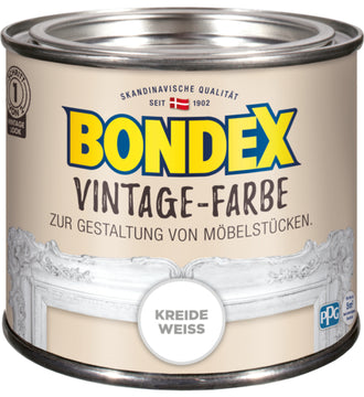 Bondex Vintage Farbe kreideweiß 0,375 l für Holz innen