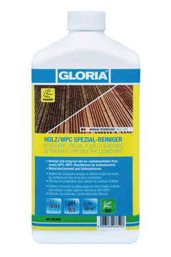 GLORIA Holz/WPC Reiniger Konzentrat, 1-l-Flasche für außen