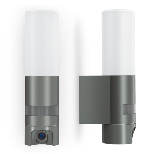 STEINEL Wandleuchte L 620 CAM, anthrazit, WLAN & App-gesteuert