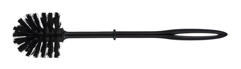 WENKO Standard Ersatz-WC-Bürste mit Stiel schwarz, 37 x Ø8 cm