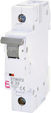UNITEC ETIMAT Einbauautomat 1-polig B32, Charakteristik 6kA