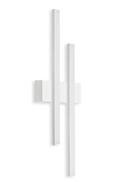 HVMM Licht Telefunken Außenwandleuchte mit 2 LED-Platinen, weiß, 4 W