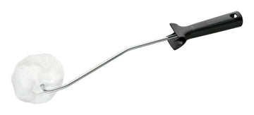 TRIUSO Eckenroller aus Polyester, weiß – 1K Griff, 390 mm