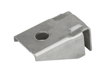 VORMANN Aufsteckhalter einseitig Edelstahl, rostfrei 25 x 14 mm