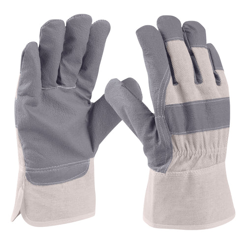CONNEX Handschuh Kunstleder Freizeithandschuh Größe 10, grau