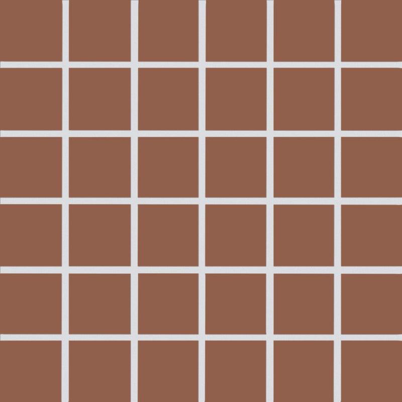 Agrob Buchtal PLURAL Steingut-Mosaik oxidrot dunkel 30x30 cm