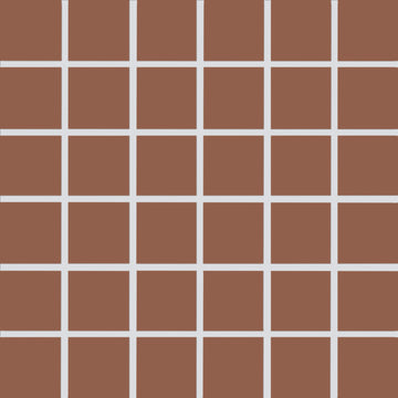 Agrob Buchtal PLURAL Steingut-Mosaik oxidrot dunkel 30x30 cm