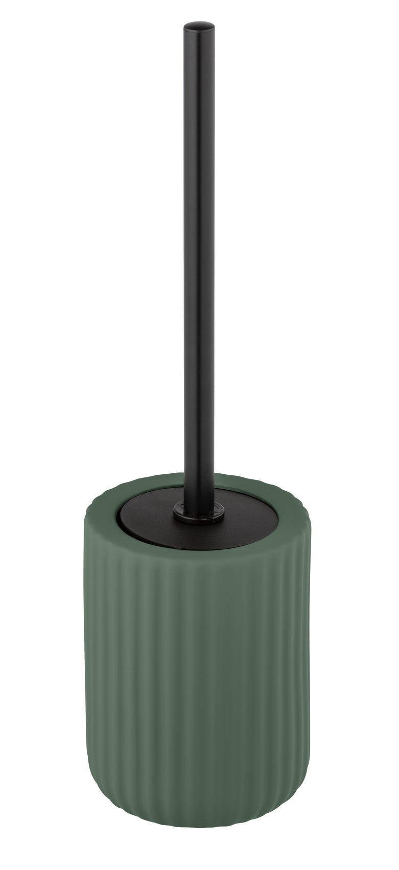 WENKO Belluno WC-Bürstengarnitur Keramik grün, standmontiert Ø 11,5 cm