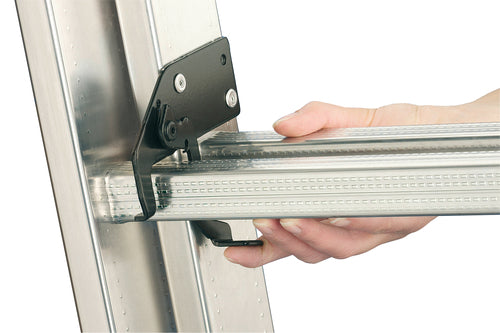 Hailo ProfiStep duo S80 Schiebeleiter aus Aluminium, silber
