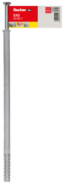 fischer Universal-Langschaftdübel SXS 8x190 Z E aus Nylon, Mauerwerksdübel, 8 mm