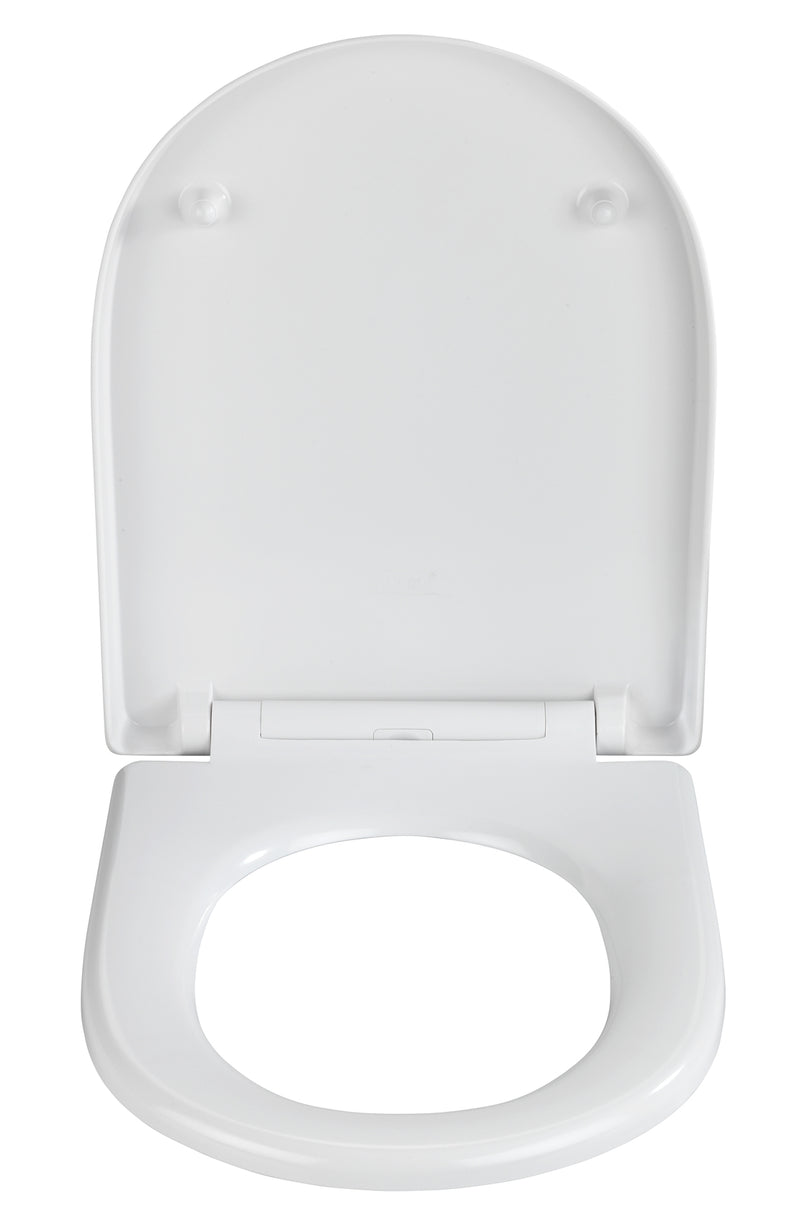 WENKO Exclusive Nr. 3 WC-Sitz, weiß, Duroplast mit Absenkautomatik