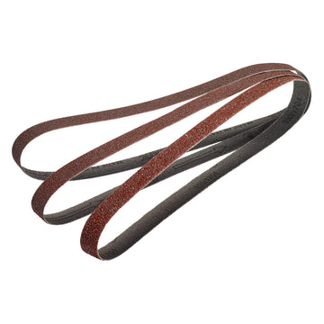 Wolfcraft Schleifbänder/Klammern-Set K 40–K 120, 13x457 mm (3 Stück)