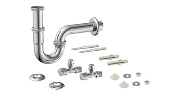 Schütte WT-Röhrensiphon-Set 1 1/4" x 32 mm mit Befestigung
