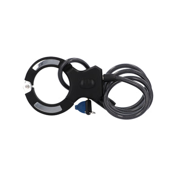fischer Handschellenschloss Schwarz 1200 mm lang, 10 mm stark