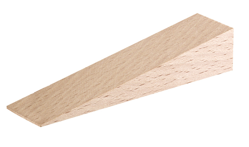 HSI Möbelkeil aus Buche in 100×24×20 mm, Montagekeile (4 Stück)