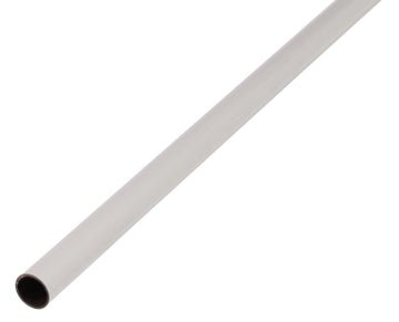 GAH ALBERTS Rundrohr Aluminium weiß, kunststoffbeschichtet, Ø25x1,5 mm, 2600 mm