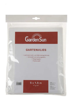 GardenSun Gartenvlies 17 g/m² weiß, gefaltet – 150 cm x 5 m