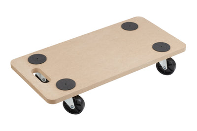 MEISTER Transportroller MDF 590x290 mm mit Kunststoff-Rädern, Traglast 200 kg
