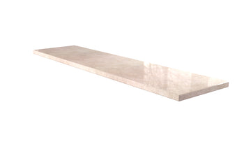 WIGAStone Fensterbank Standardbank 126×25×2 cm Atlas Beige, poliert