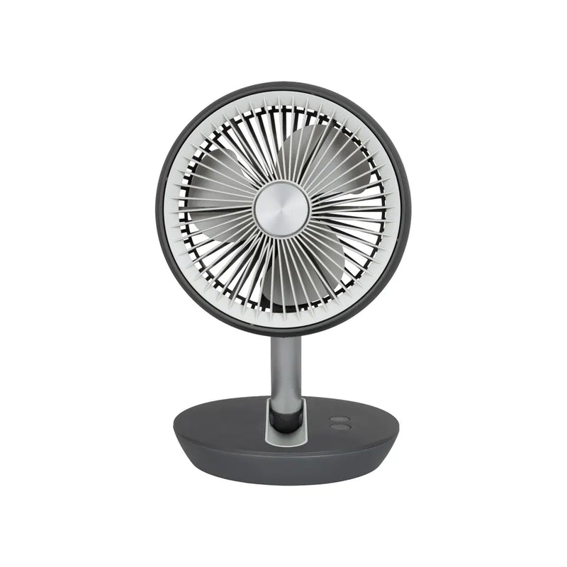 Eurom Vento Cordless Tischventilator grau, 14 cm, 4 Leistungsstufen, Akku
