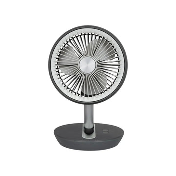 Eurom Vento Cordless Tischventilator grau, 14 cm, 4 Leistungsstufen, Akku